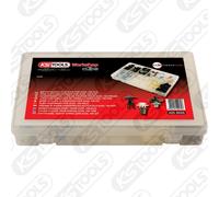 KS TOOLS Befestigungs-Clip-Satz Per Audi, 160-tlg. Pannello Connettore Clip