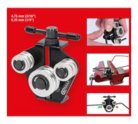 KS Tools Raddrizzatore/utensile di piegatura per tubi del freno, 4,75 mm (3/16“) + 6,35 mm (1/4“) Quantità:1