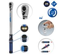 KS Tools Brillante 1/4“ Maiusc Chiave Dinamometrica 1 - 25 NM Con Certificato