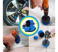 KS Tools Brillante Bürstenaufsatz-satz per Trapani, 4-tlg