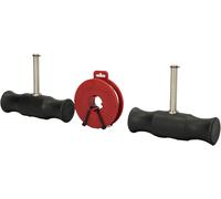 KS Tools - Brillante Maniglie Con Ziehdraht Al Tagliare Di Dischi, 3-tlg