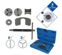 KS Tools - Brillante Universal-Bremskolben-Rückstellwerkzeug-Satz, 5-tlg