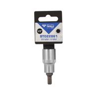 BRILLIANT TOOLS BT022861 Bussola a inserto a esagono incassato 1/2", lunga 55 mm, 6 mm [Powered by KS TOOLS]