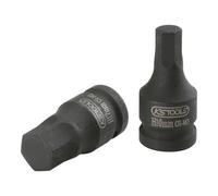 KS Tools 911.0994 Bussola 1/2" per avvitatore ad impulsi per viti a esagono incassato, corta, 5/8"