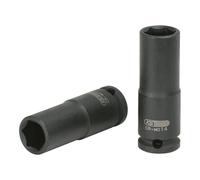 KS Tools 515.1423 Bussola Esagonale per Avvitatori ad Impulsi, Lunga, 23 mm, 3/4"