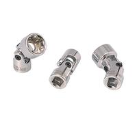 KS Tools Bussola esagonale CHROMEplus 3/8" con snodo, 10mm Quantità:1