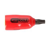 KS Tools Bussola per bit 1/4" con isolamento protettivo per viti Torx, T10 Quantità:1