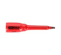 KS Tools Bussola per bit 3/8" con isolamento protettivo per viti Torx, T10, lunga Quantità:1