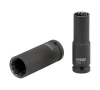 KS Tools 1/2 " 12-kant-Kraft-Stecknuss, Lungo, 27 MM Presa Corrente,