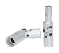 KS Tools 917.4863 3/8" Bussola poligonale con snodo, 7/16"