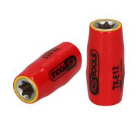 KS Tools 117.2387 3/8" Bussola a inserto Torx-E con isolamento protettivo, E18