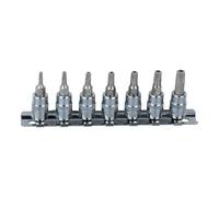 KS Tools Bussole CHROMEplus TX 1/4", foro, 7pz. TB10-TB40 Quantità:1