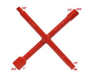 KS Tools Chiave a croce per impianti sanitari, 7 funzioni Quantità:1