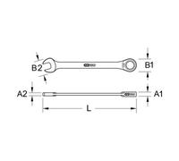 KS Tools Chiave combinata a cricco TITANplus Quantità:1