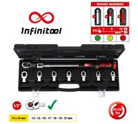 KS TOOLS Chiave Dinamometrica Insteck 14x18mm INFINITOOL Set 20-200Nm, 9 Pezzi