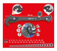 KS Tools Chiave Multifunzionale A Una Mano, Chiave Multifunzionale 8-32mm