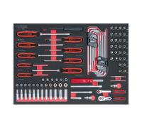 KS Tools Chiavi a bussola SCS 1/4", 95pz. in modulo 1/1 Quantità:1