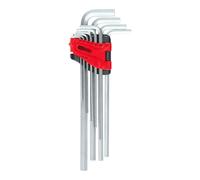 KS Tools Chiavi maschio esagonali piegate, extra lunghe, 10pz., in pollici Quantità:1