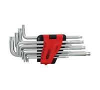 KS Tools Chiavi maschio piegate TX con foro, lunghe, 10pz., TB8-TB50 Quantità:1
