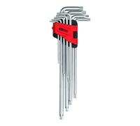 KS Tools Chiavi maschio piegate Torx con foro, XL, 9pz.TB10-TB50 Quantità:1