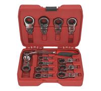 KS Tools Chiavi poligonale a cricchetto, pieghevoli, 13pz. Quantità:1