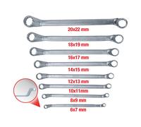 KS Tools Chiavi poligonali CLASSIC, a gomito, 8pz. 6-22mm Quantità:1