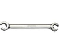 KS Tools 518.0523 ChromePlus Chiave Esagonale a Due Bocche Aperte, Inclinata, 10X11 mm