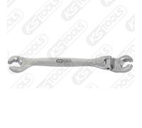 KS TOOLS Chromeplus Aperto Chiave ad Anello Doppia Con Giunto, 9mm 518.0379