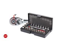 Ks tools Chromeplus Mini Chiavi 1/4 " insieme Zoccolo, 26-tlg 918.0626