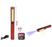 KS Tools Pannocchia LED Lampada Ispezione 190 Lumen Con Uv-Spot da Lavoro Torcia