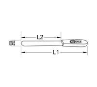 KS Tools Coltello a spatola BRONZEplus Quantità:1