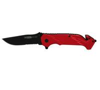 KS Tools 907.2220 coltello da tasca Camper/scout Nero, Rosso