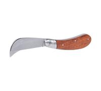 KS Tools 907.2186 Coltello per Elettricisti con Lame Richiudibili, 1Lame Dritta e 1A Falce