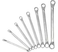 KS Tools COMPETITION 512.0218 - Set di chiavi ad anello doppie, a gomito, 8 pezzi