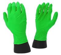 KS TOOLS COMPETITION Guanti In Nitrile, M, Scatola Da 50 Pezzi, Verde