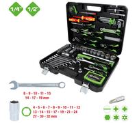 KS Tools Concorso 1/4 "+ 1/2 " Universal-Werkzeug-Satz,106-tlg,Kfz-Spezial