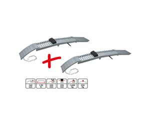 KS Tools Coppia rampe pieghevoli per auto Quantità:1
