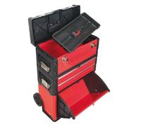 KS TOOLS Distributore Kunststoff-Stahlblech-Werkzeugkasten Officina