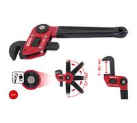 KS Tools 111.3550 Giratubi Manovrabile con Una Sola Mano 1, con Testa Regolabile, 1/2"