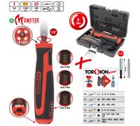 KS Tools eMONSTER Set Avvitatore a Massa a Impugnatura 1/4 Akku 27 pz