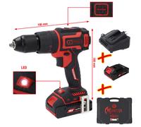 KS TOOLS eMONSTER Set Di Avvitatori A Percussione Senza Filo 4 Pezzi Litio-Ioni