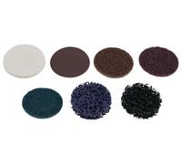 KS Tools Ersatz-Schleifpads, Ø50mm , Striscia Ruota Lilla, 10er Pacco (515.5086)