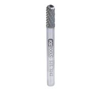 KS Tools Fresa rotonda in metallo duro, forma C, 6mm Quantità:1