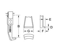 KS Tools Gancio per estrattore a sgancio rapido Quantità:1