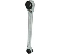 KS Tools 503.4678 Chiave a Cricco Poligonale Corta per Inserti Reversibile Gearplus, 8X10 mm