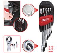 KS TOOLS GEARplus® Set Di Chiavi A Rullino Angolate, 5 Pezzi, 8-19mm