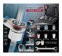 KS TOOLS 503.4960 Serie di chiavi a cricco ad anello fissa