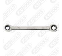 KS Tools 503.4357 Chiavi a Cricco Doppie Gearplus TX Profilo E, E20Xe24