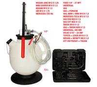 KS Tools Getriebeölfüllgerät,Inclusi 15-tlg. Adapterset 150.9275 Ford ,BMW,VW,