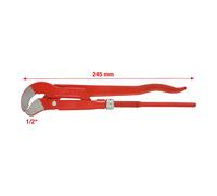 KS Tools Giratubi piegato a 45°, 1/2" Quantità:1